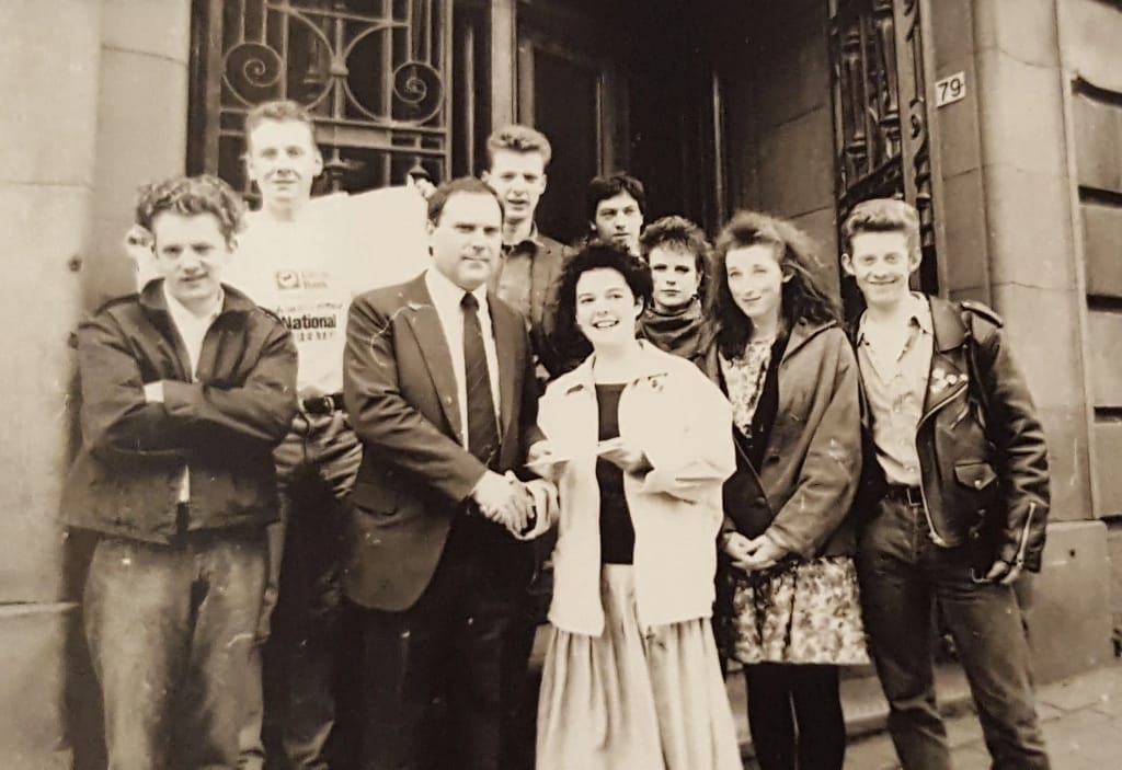 Colin Mccredie Far Right Press Photocall June 1989